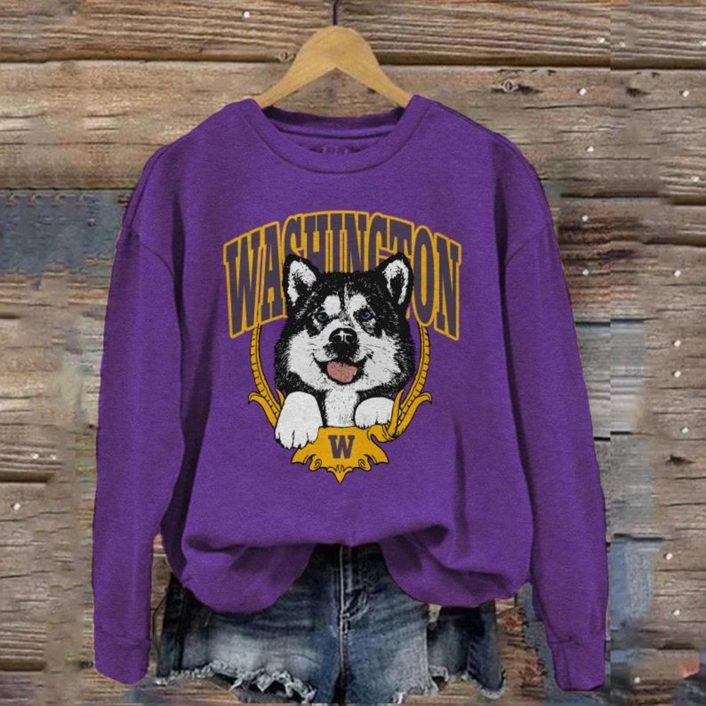 University Of Washington Huskies 1990s College Washing shirt sweatshirt